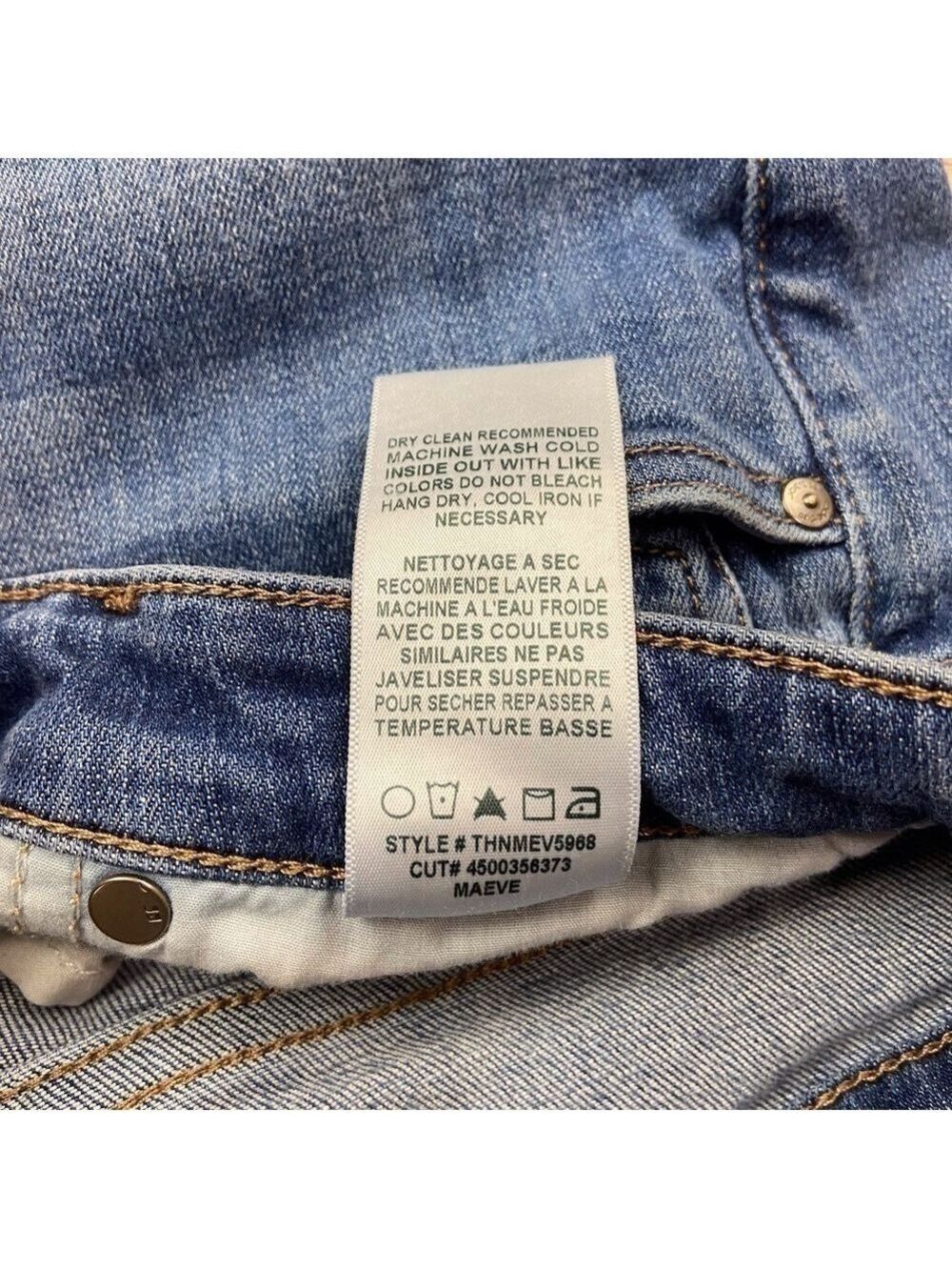 Joe’s jeans blue mid rise waist skinny distressed ripped denim stretchy size 26 - Picture 9 of 16
